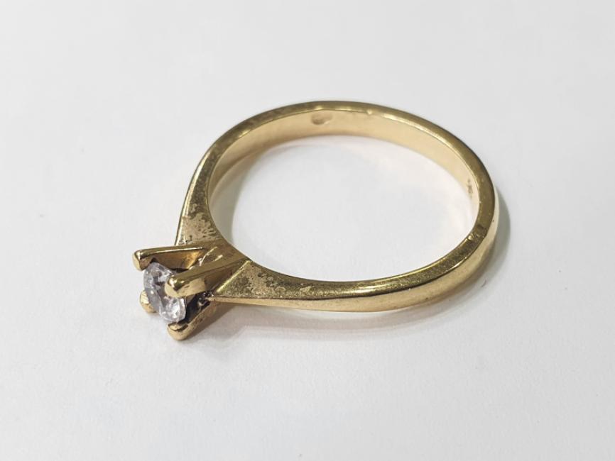 Verenicki prsten od žutog zlata