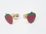 Earriings with strawbwrry