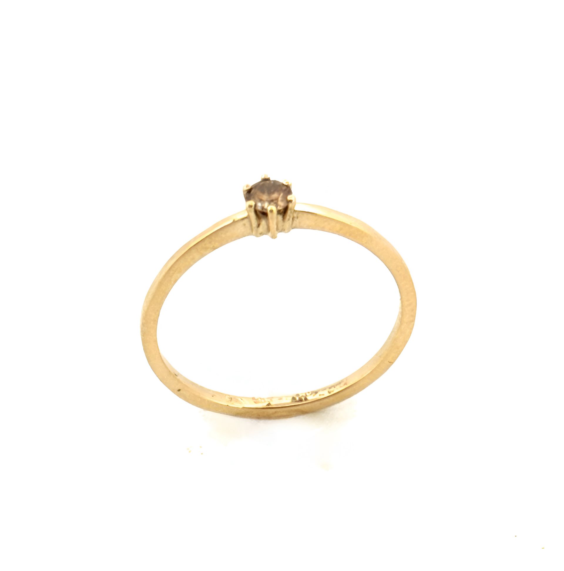 products/3482/9DC3431F-748C-4978-AACD-4A7F90BE9E33.jpeg - Zlatan prsten sa braon brilijantom - Zlatara Petrović Beograd