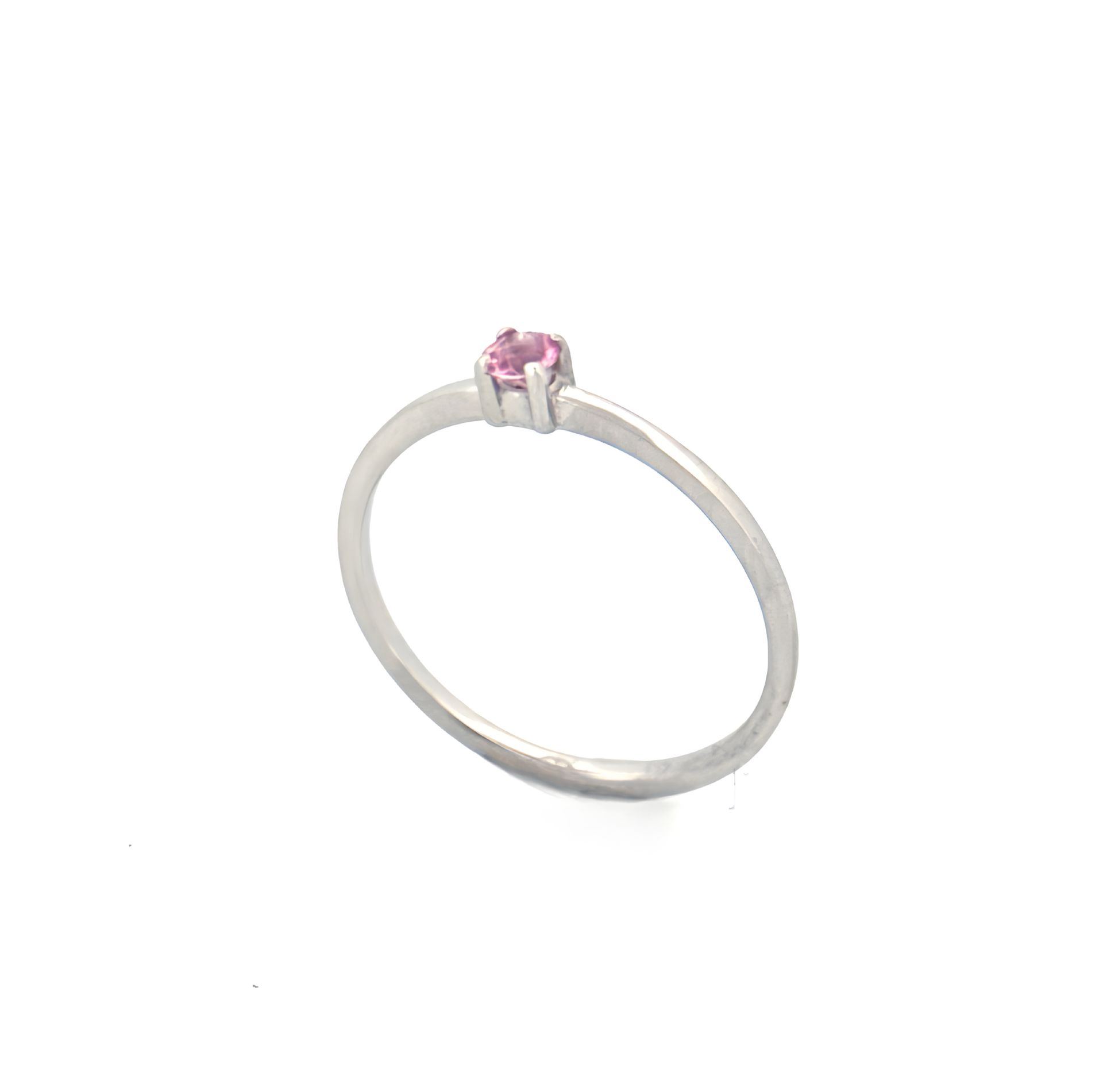 products/3491/12683BD6-2C3E-4F13-9650-4CB50FBD93A9.jpeg - Prsten od belog zlata sa pink spinelom - Zlatara Petrović Beograd