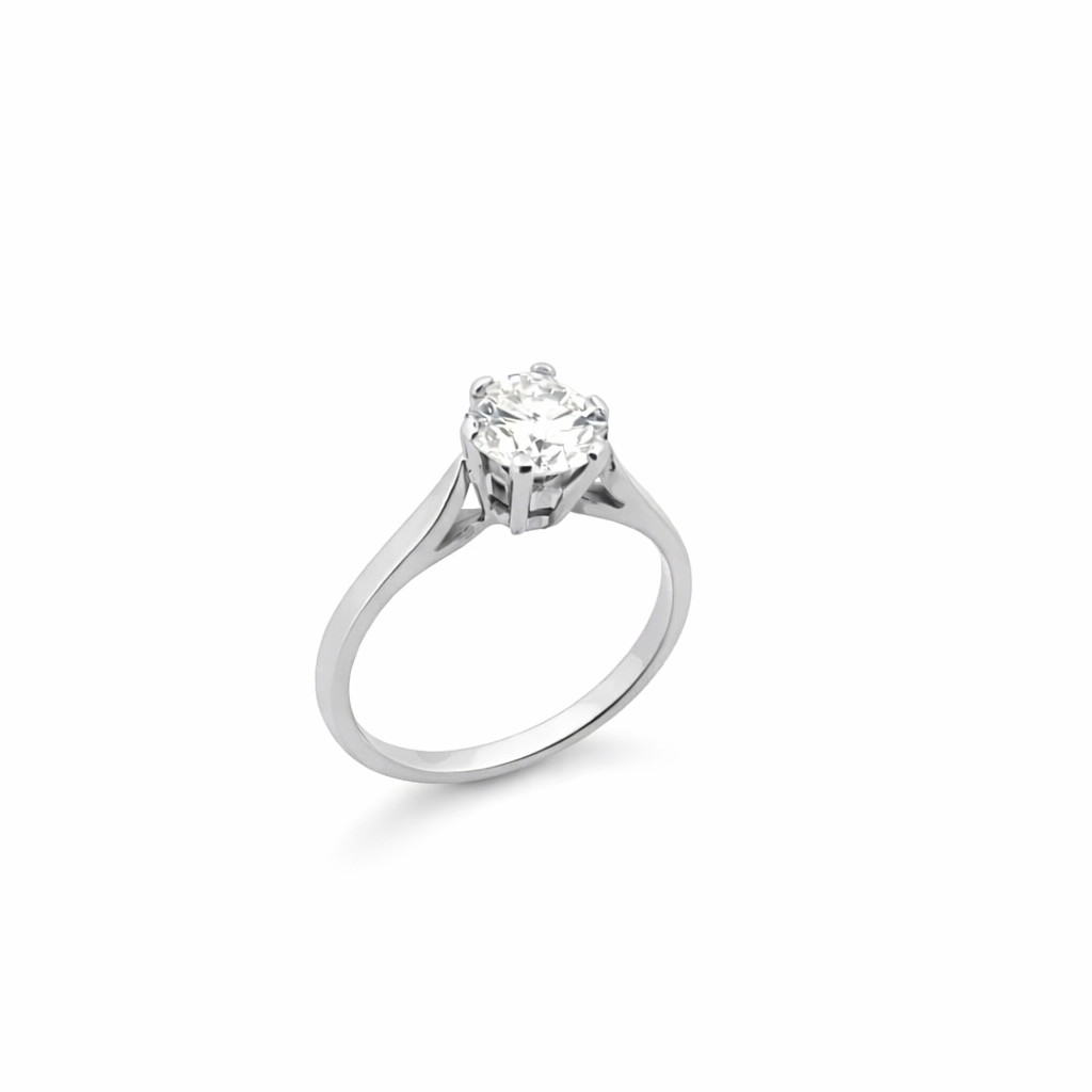 Zlatni prsten sa dijamantom - Zlatara Petrović Beograd