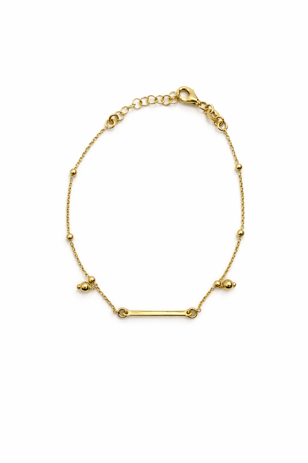 Srebrna narukvica sa kuglicama - Zlatara Petrović Beograd