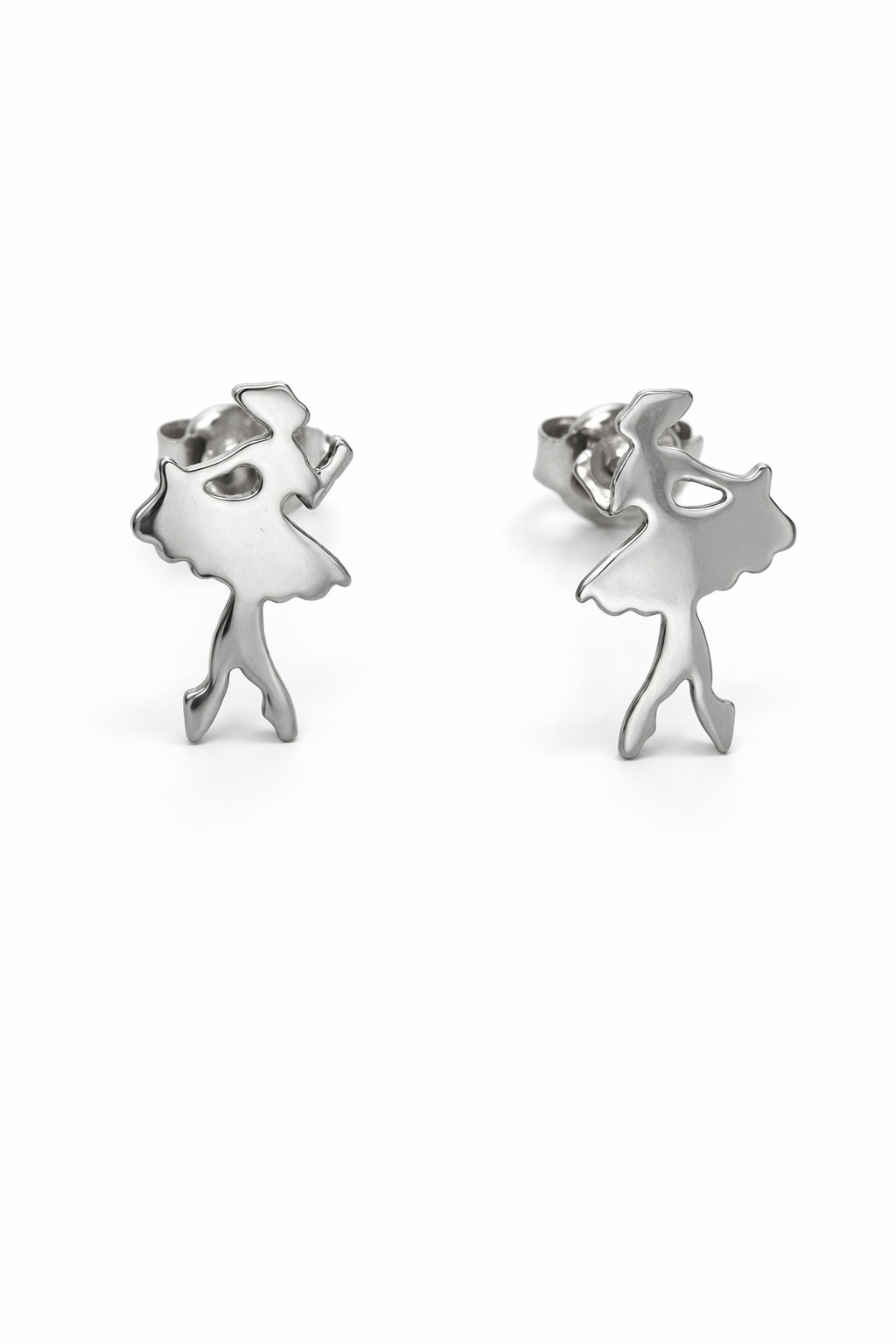 Srebrne minđuše sa balerinama - Zlatara Petrović Beograd