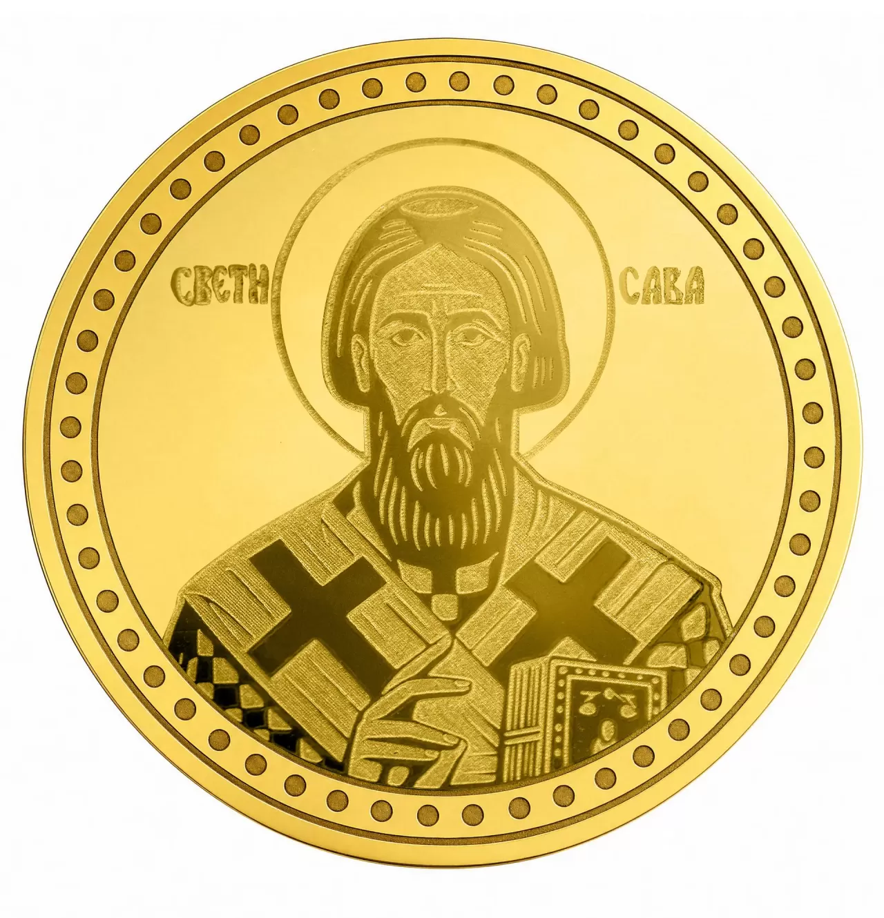 Zlatnik Sveti Sava