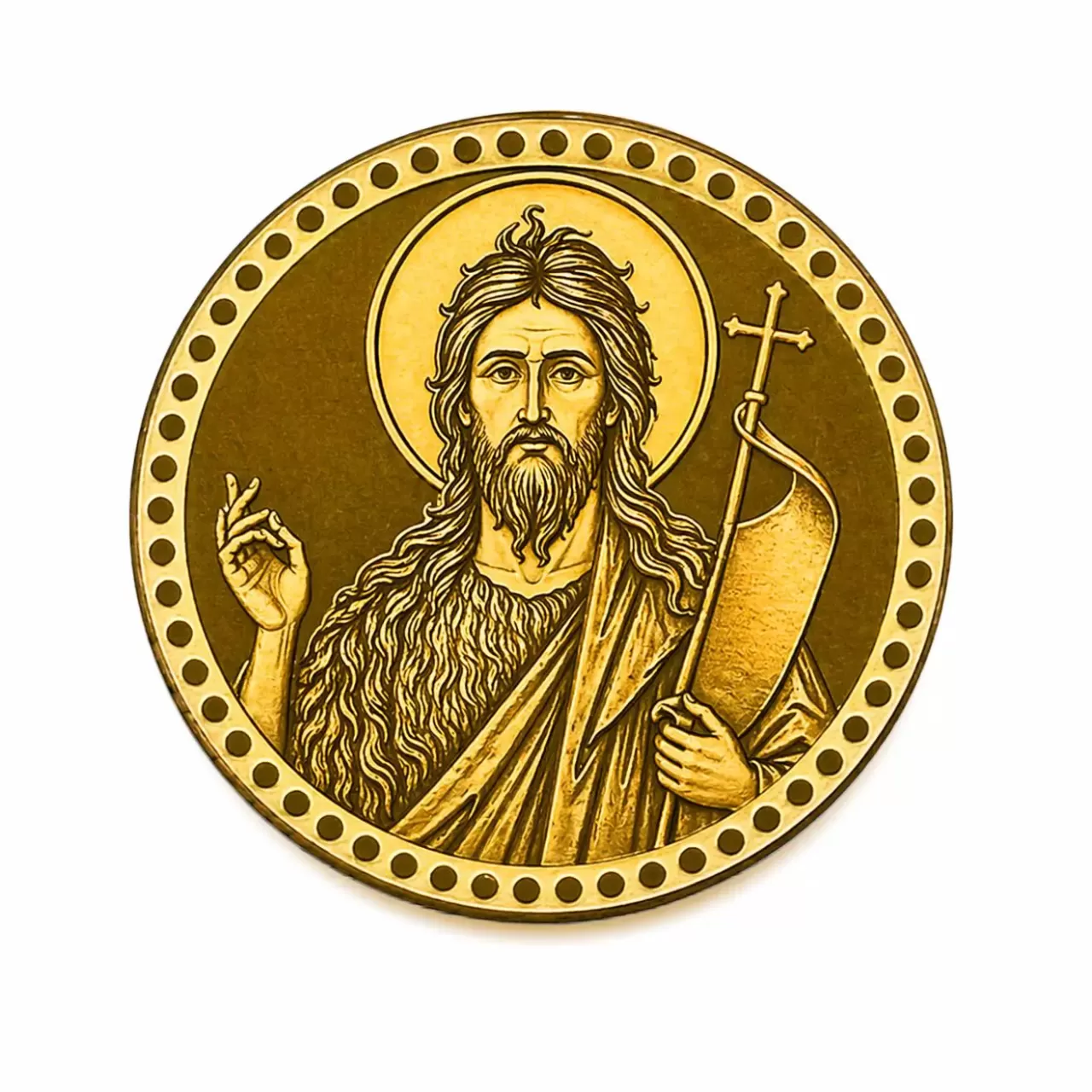 Zlatnik Sveti Jovan Krstitelj