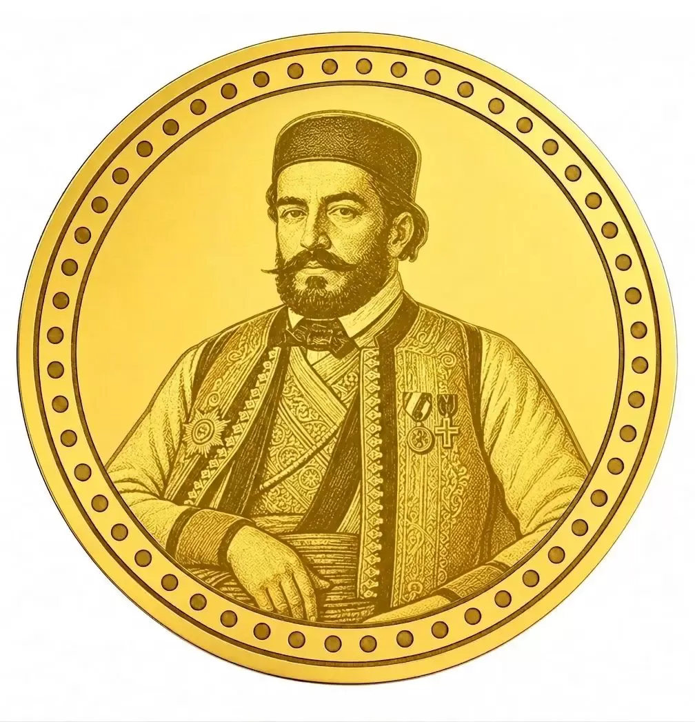 Zlatnik Petar Petrovic Njegos