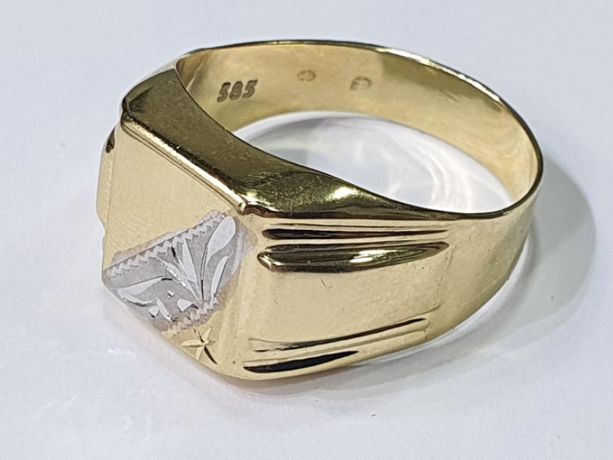 Zlatni muški prsten6